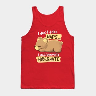 Bear takes naps Tank Top